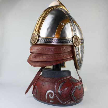 Helm Of Eomer (Lord of the Rings) Full-Scale Prop Replica with Display Stand