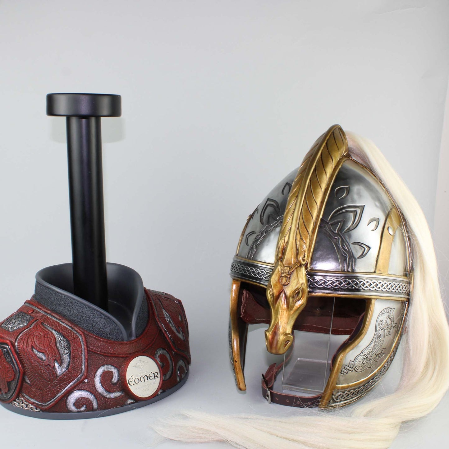 Helm Of Eomer (Lord of the Rings) Full-Scale Prop Replica with Display Stand