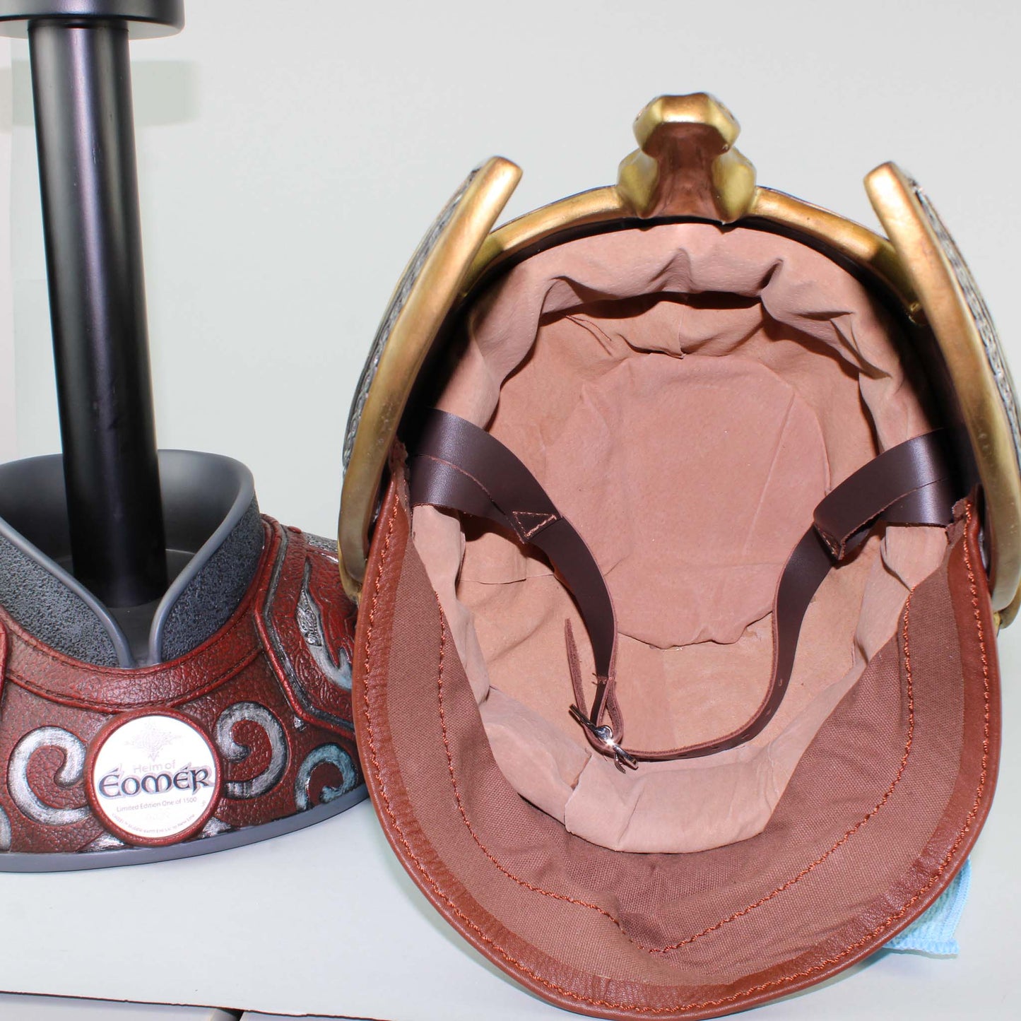 Helm Of Eomer (Lord of the Rings) Full-Scale Prop Replica with Display Stand