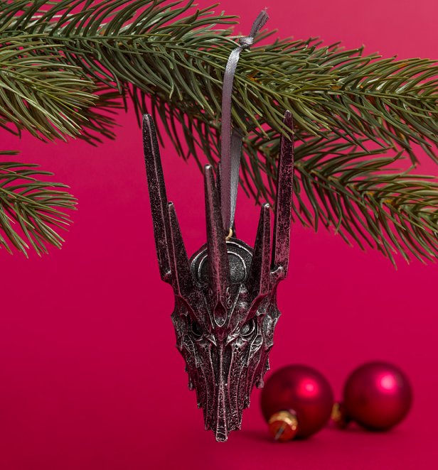 Lord of the Rings Helm of Sauron Hanging Christmas Ornament