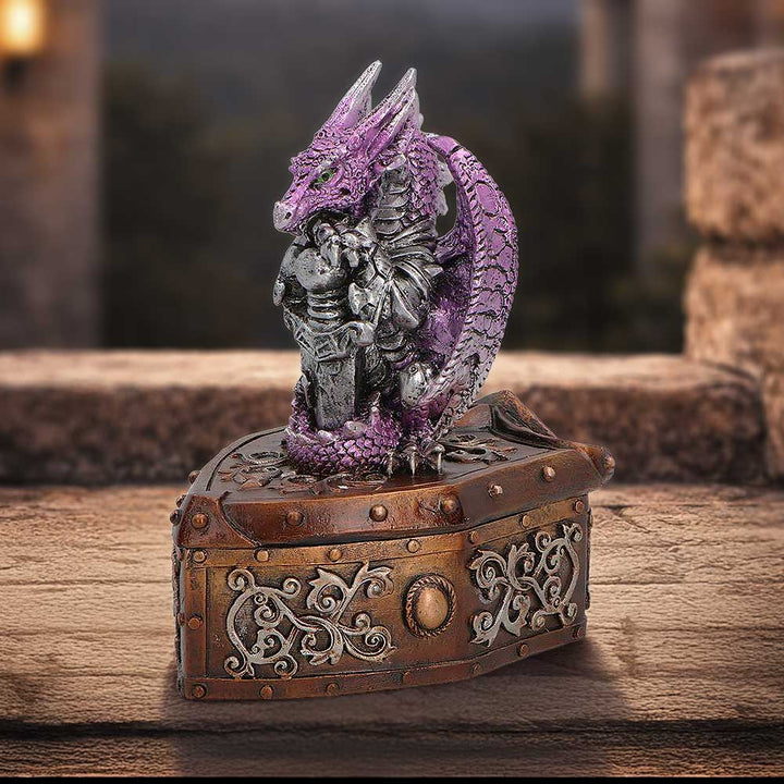 Hoard Protector Dragon Trinket Jewelry Box