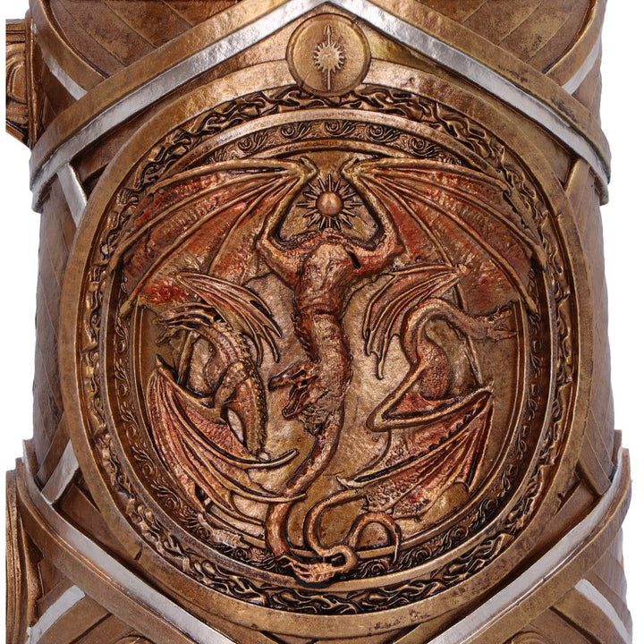 Game of Thrones House of the Dragon Targaryen Crown and Dagger Tankard