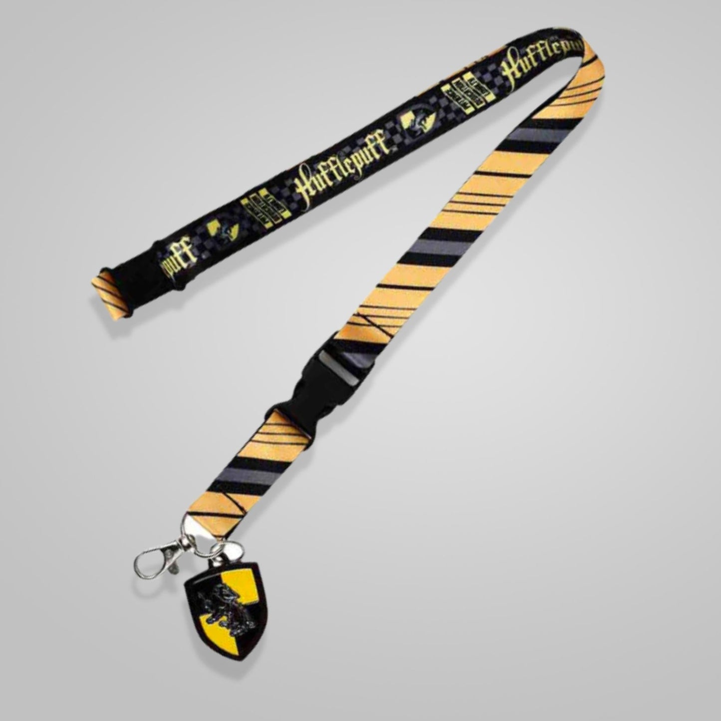 Hufflepuff Hogwarts House Tie (Harry Potter) Breakaway Lanyard