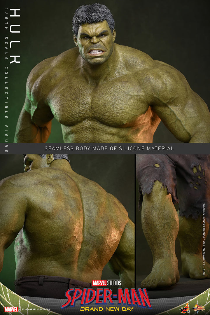 *Pre-Order* Hulk (Spider-Man: Brand New Day) Marvel Sixth Scale Figure by Hot Toys