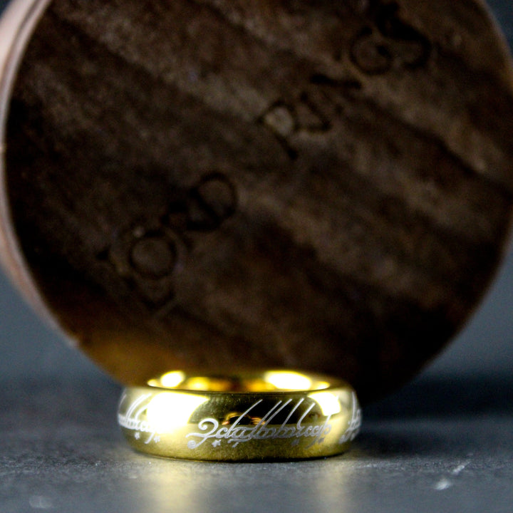 The Lord of the Rings The One Ring in Gold Plated Tungsten by Weta Workshop