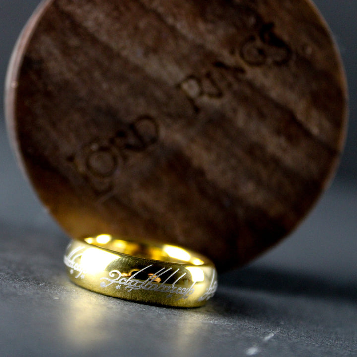 The Lord of the Rings The One Ring in Gold Plated Tungsten by Weta Workshop