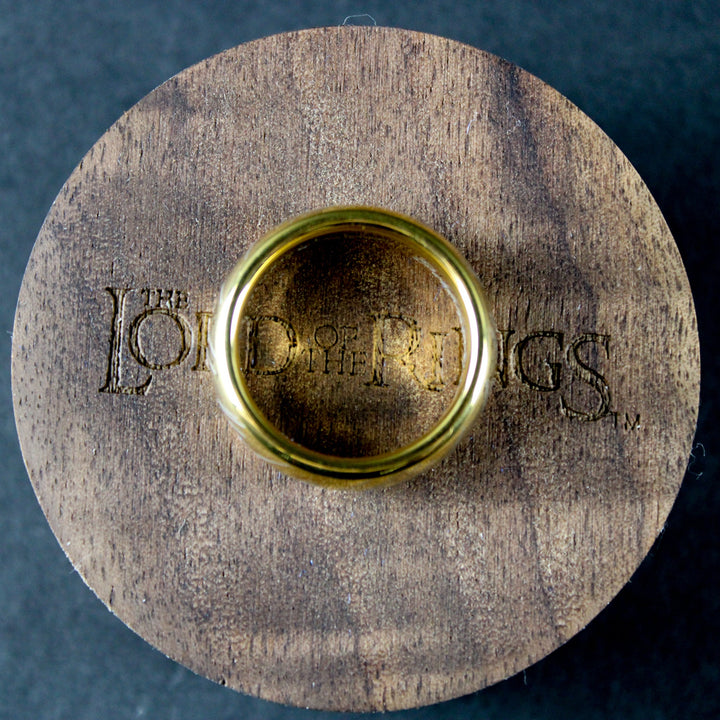 The Lord of the Rings The One Ring in Gold Plated Tungsten by Weta Workshop