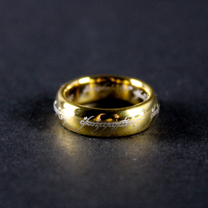 Lord of the Rings The One Ring in Gold Plated Tungsten by Weta Workshop