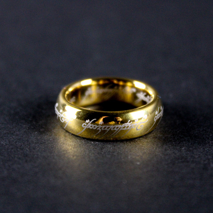 The Lord of the Rings The One Ring in Gold Plated Tungsten by Weta Workshop