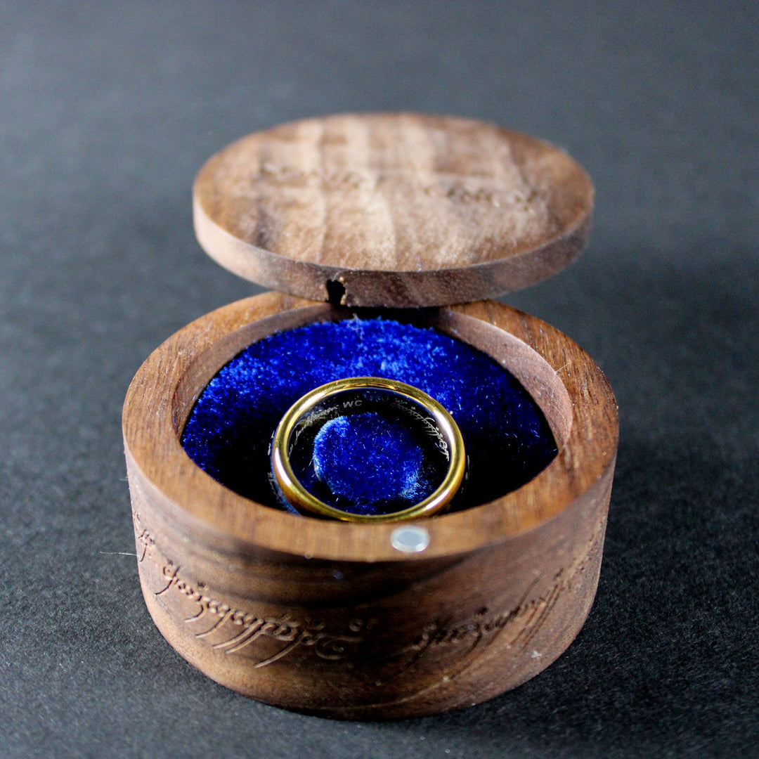 The Lord of the Rings The One Ring in Gold Plated Tungsten by Weta Workshop