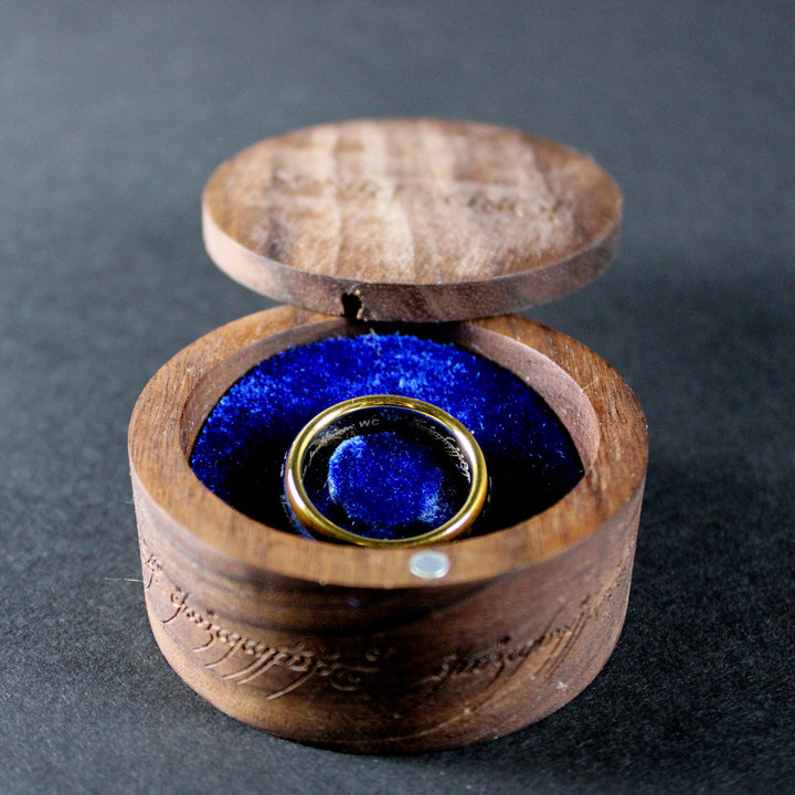 The Lord of the Rings The One Ring in Gold Plated Tungsten by Weta Workshop