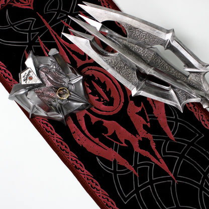Lord of the Rings Sauron Mace and Banner Replica with One Ring