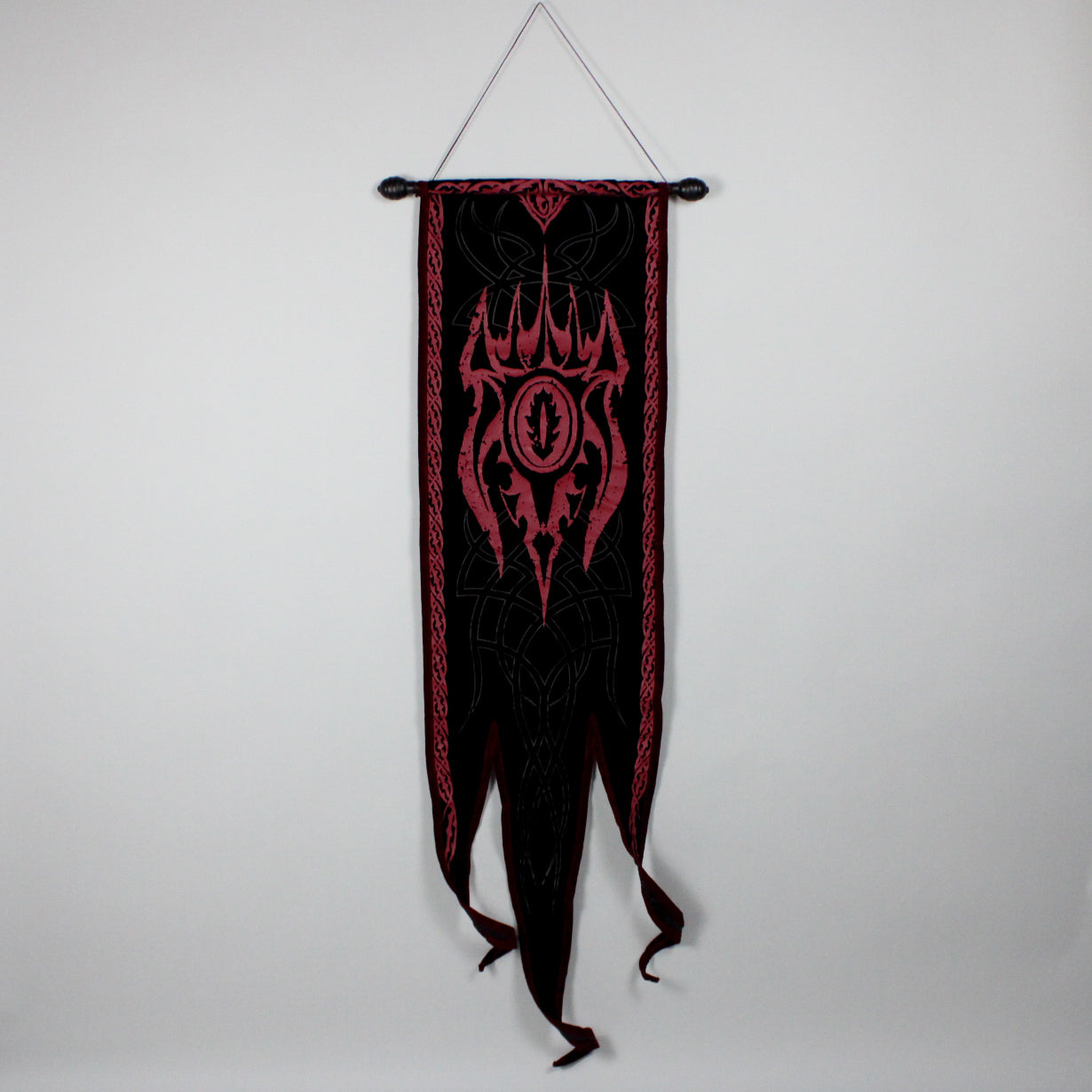 Lord of the Rings Sauron Mace and Banner Replica with One Ring