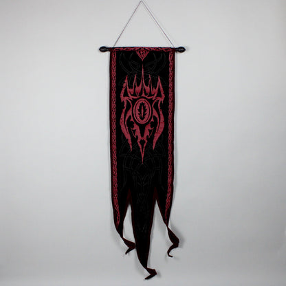 Lord of the Rings Sauron Mace and Banner Replica with One Ring
