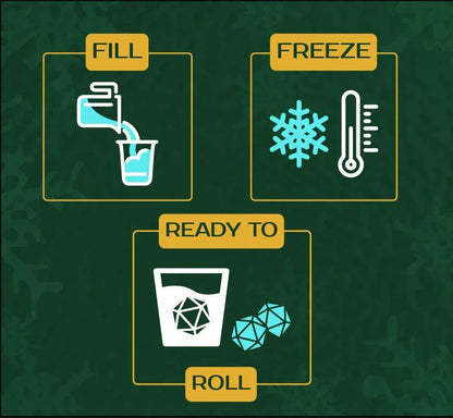 D20 Dice Ice Mold The Boulder®