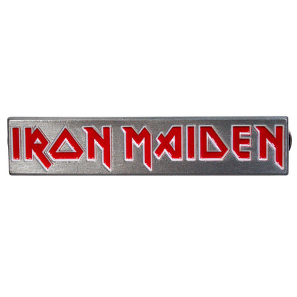 Iron Maiden Band Logo Pewter Pin Badge
