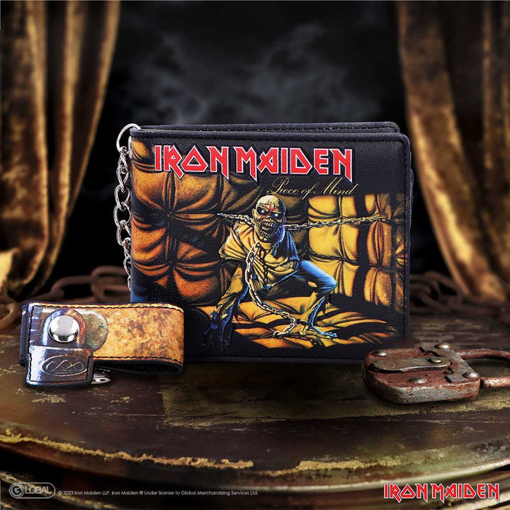 Iron Maiden Piece of Mind Chain Wallet
