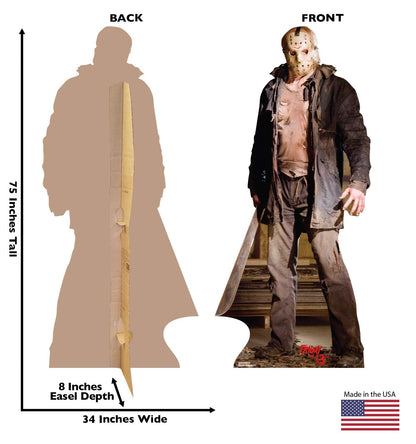 Jason Voorhees Knife Life Size Cardboard Cutout Standup - Friday The 13th (2009 Film) Visit the Cardboard People Store