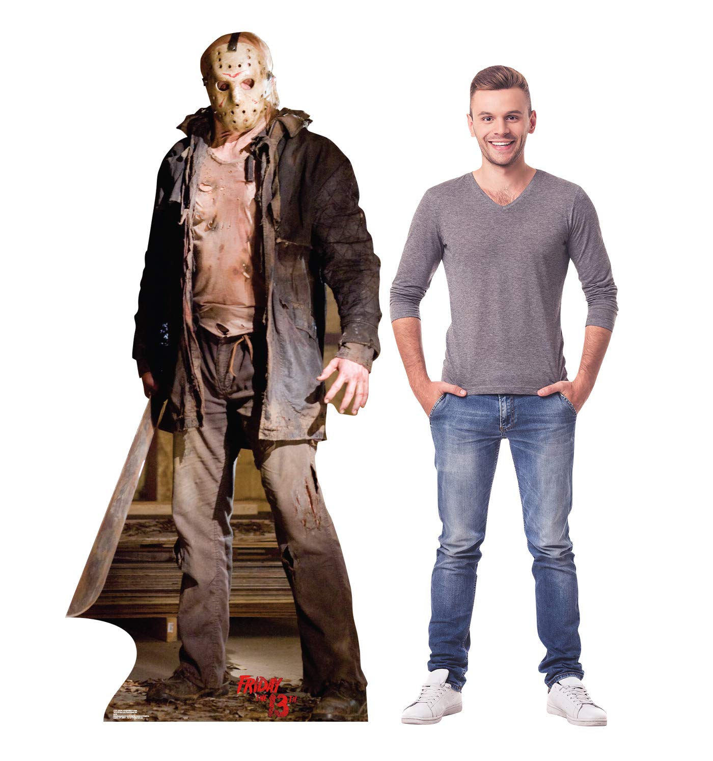 Jason Voorhees Knife Life Size Cardboard Cutout Standup - Friday The 13th (2009 Film) Visit the Cardboard People Store