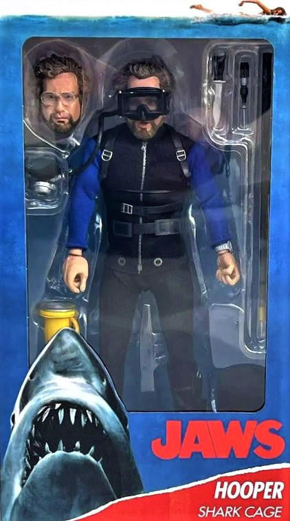 Jaws Matt Hooper Shark Cage NECA Action Figure
