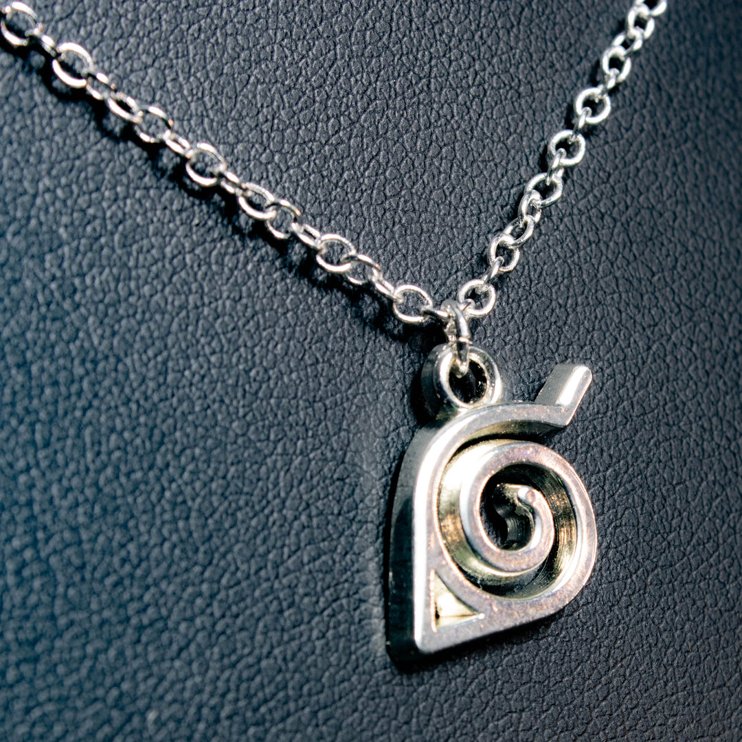 Naruto Leaf Village Earring &amp; Necklace Set