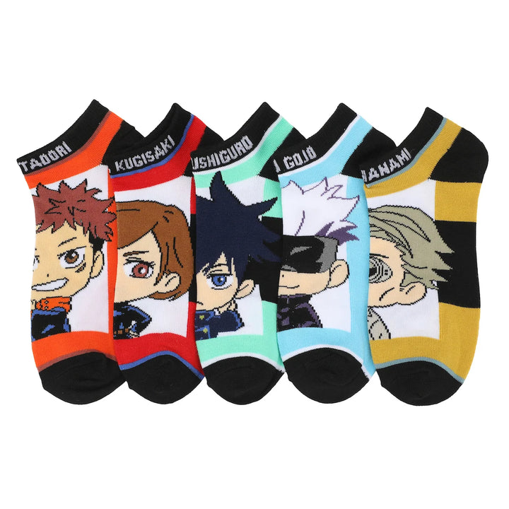 Jujutsu Kaisen 5-Pack Womens Ankle Socks