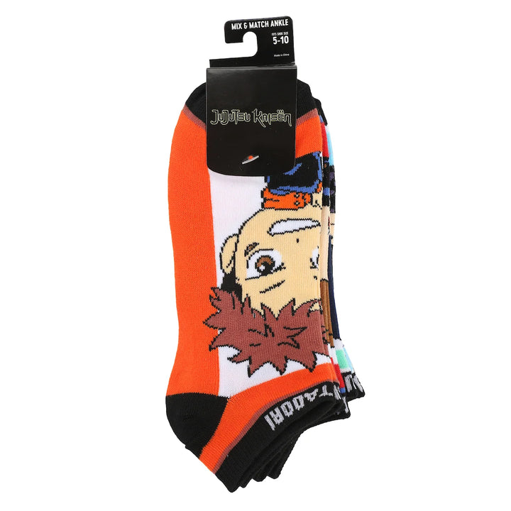 Jujutsu Kaisen 5-Pack Womens Ankle Socks
