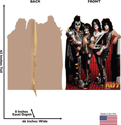 KISS Group Life Size Cardboard Cutout