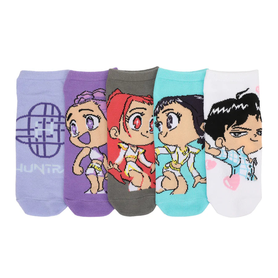 KPop Demon Hunters Hunter/X &amp; Derpy Ladies Casual Crew Socks