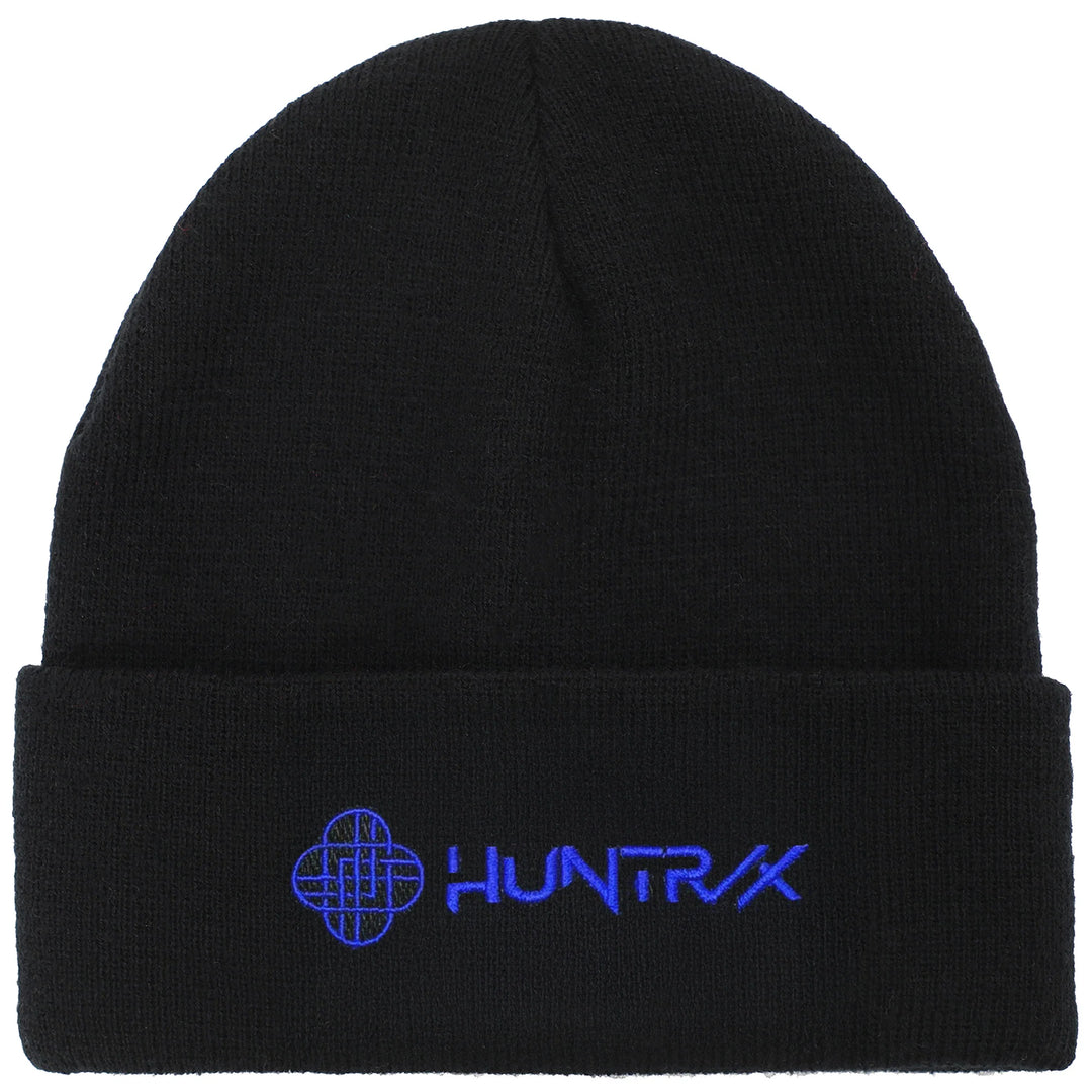 KPop Demon Hunters Huntr/x Black Cuff Knit Beanie Hat
