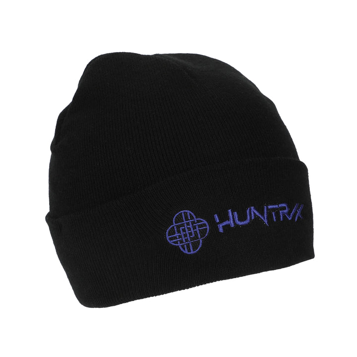 KPop Demon Hunters Huntr/x Black Cuff Knit Beanie Hat