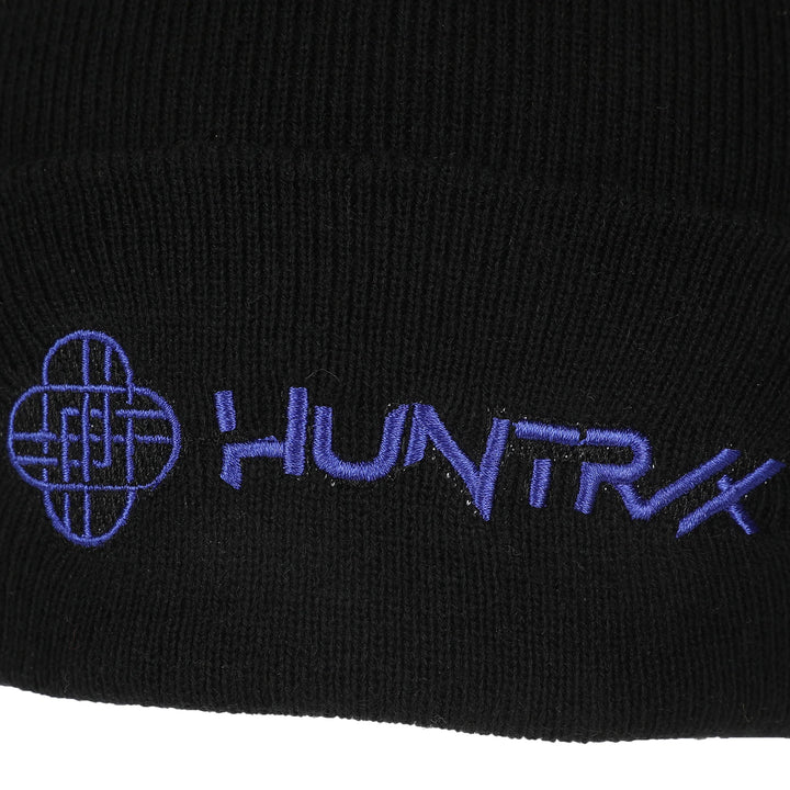 KPop Demon Hunters Huntr/x Black Cuff Knit Beanie Hat