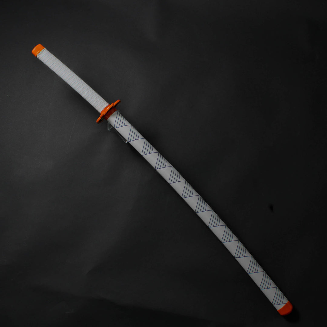 Rengoku Demon Slayer Sword Deluxe Metal Replica Katana
