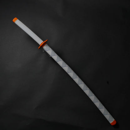 Rengoku Demon Slayer Sword Deluxe Metal Replica Katana