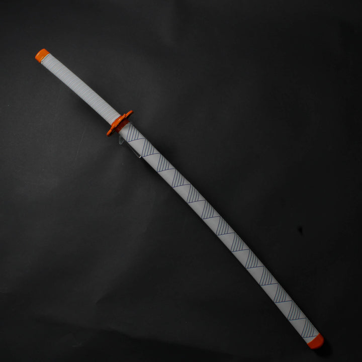 Rengoku Demon Slayer Sword Deluxe Metal Replica Katana