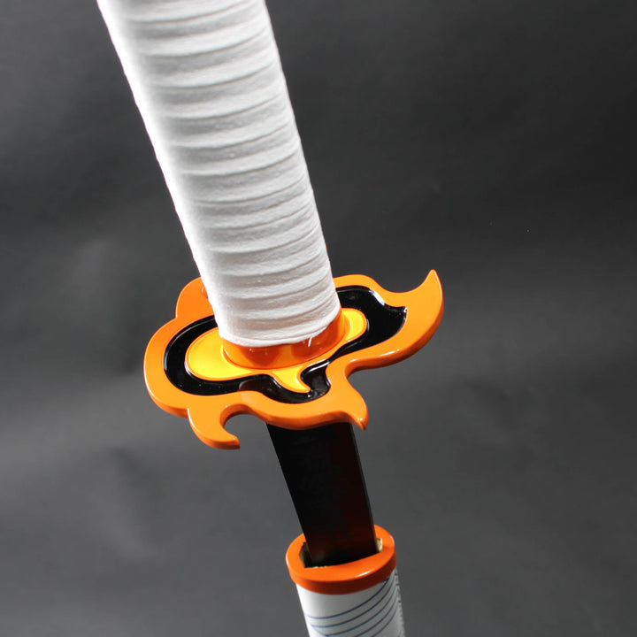 Rengoku Demon Slayer Sword Deluxe Metal Replica Katana