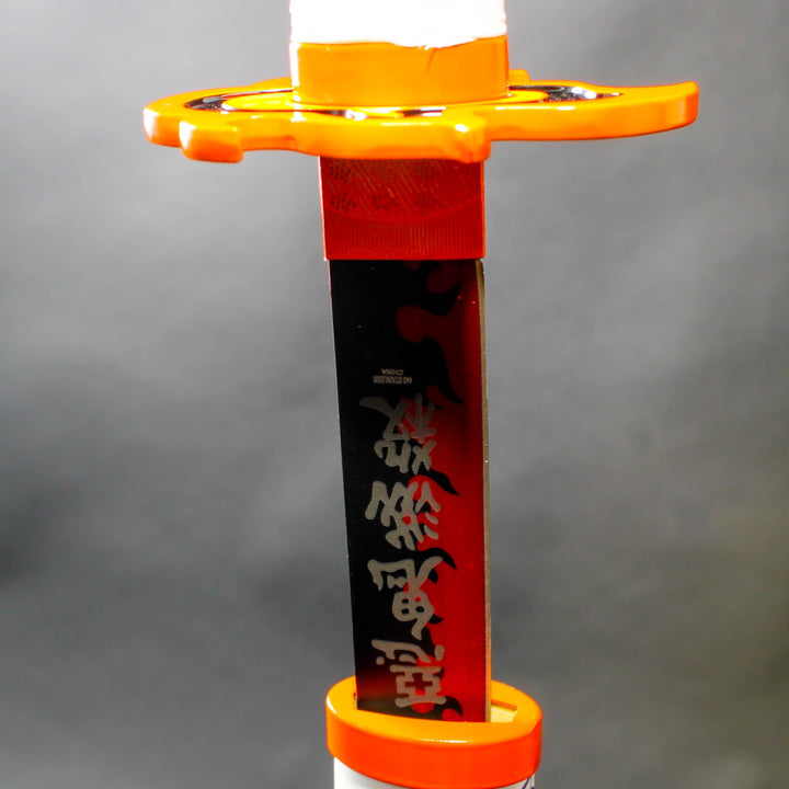 Rengoku Demon Slayer Sword Deluxe Metal Replica Katana