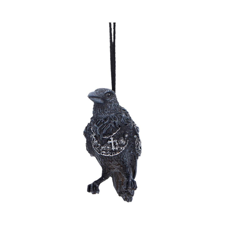 Last Omen Raven Hanging Holiday Ornament