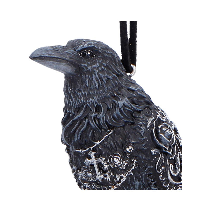 Last Omen Raven Hanging Holiday Ornament