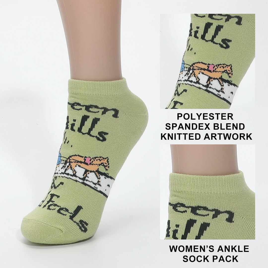 The Lord Of The Rings Character Icon 5 Pack Ankle Socks