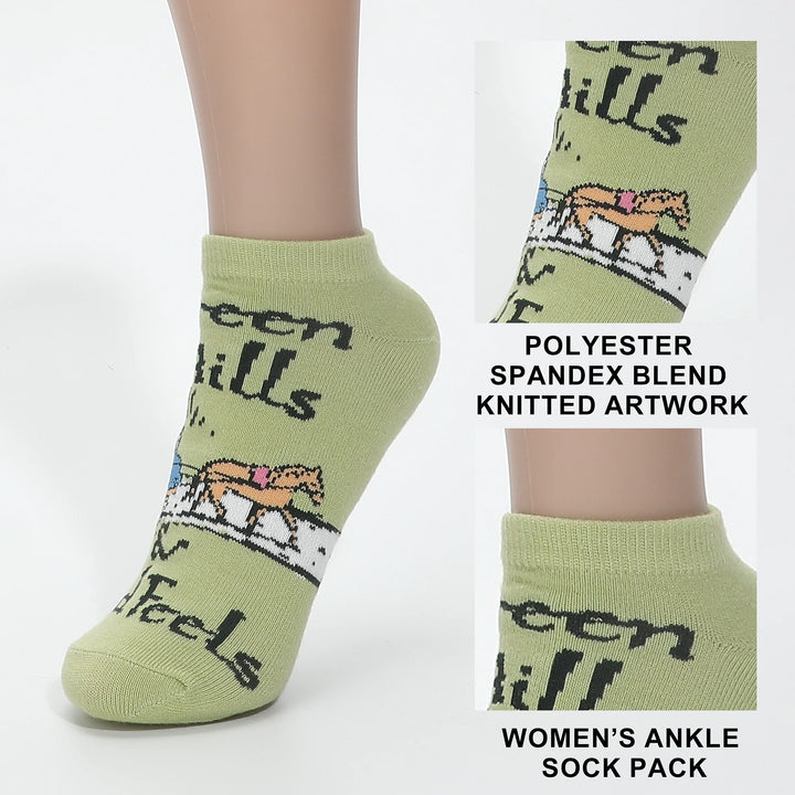 The Lord Of The Rings Character Icon 5 Pack Ankle Socks