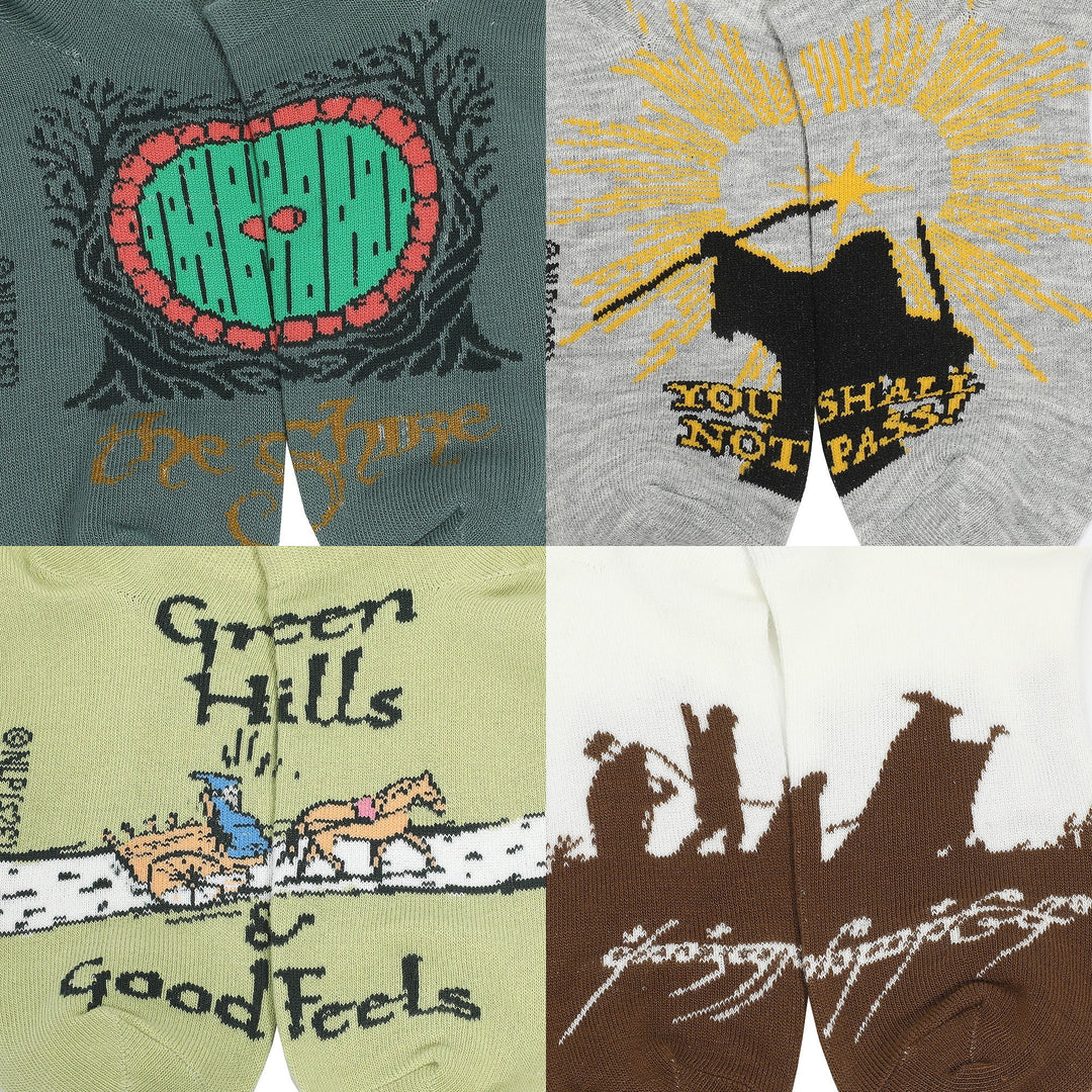 The Lord Of The Rings Character Icon 5 Pack Ankle Socks