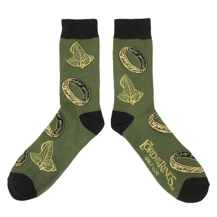 Lord Of The Rings Characters 5-Pair Casual Crew Socks