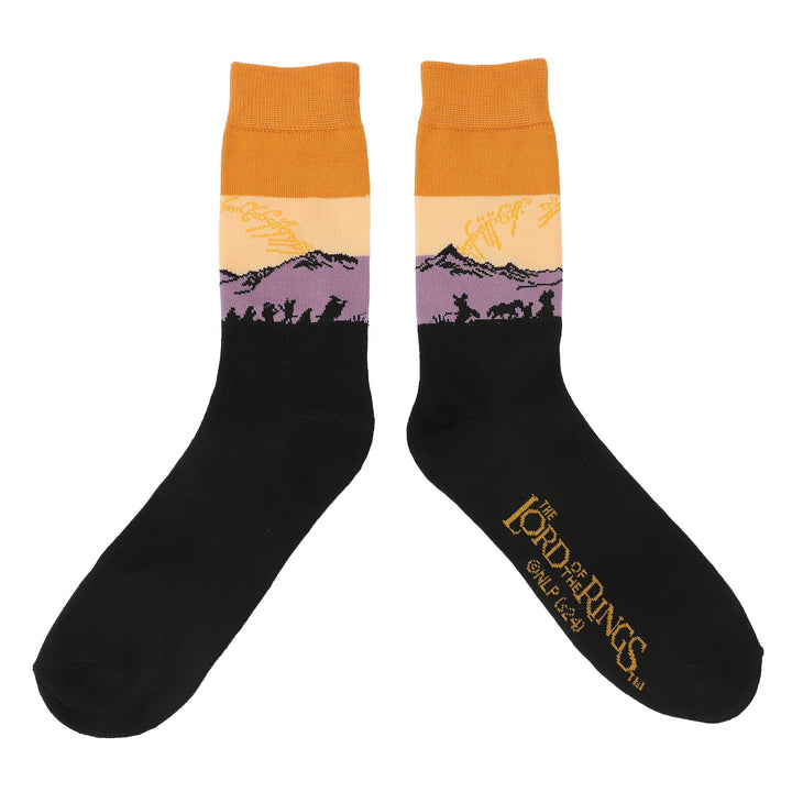 Lord Of The Rings Characters 5-Pair Casual Crew Socks