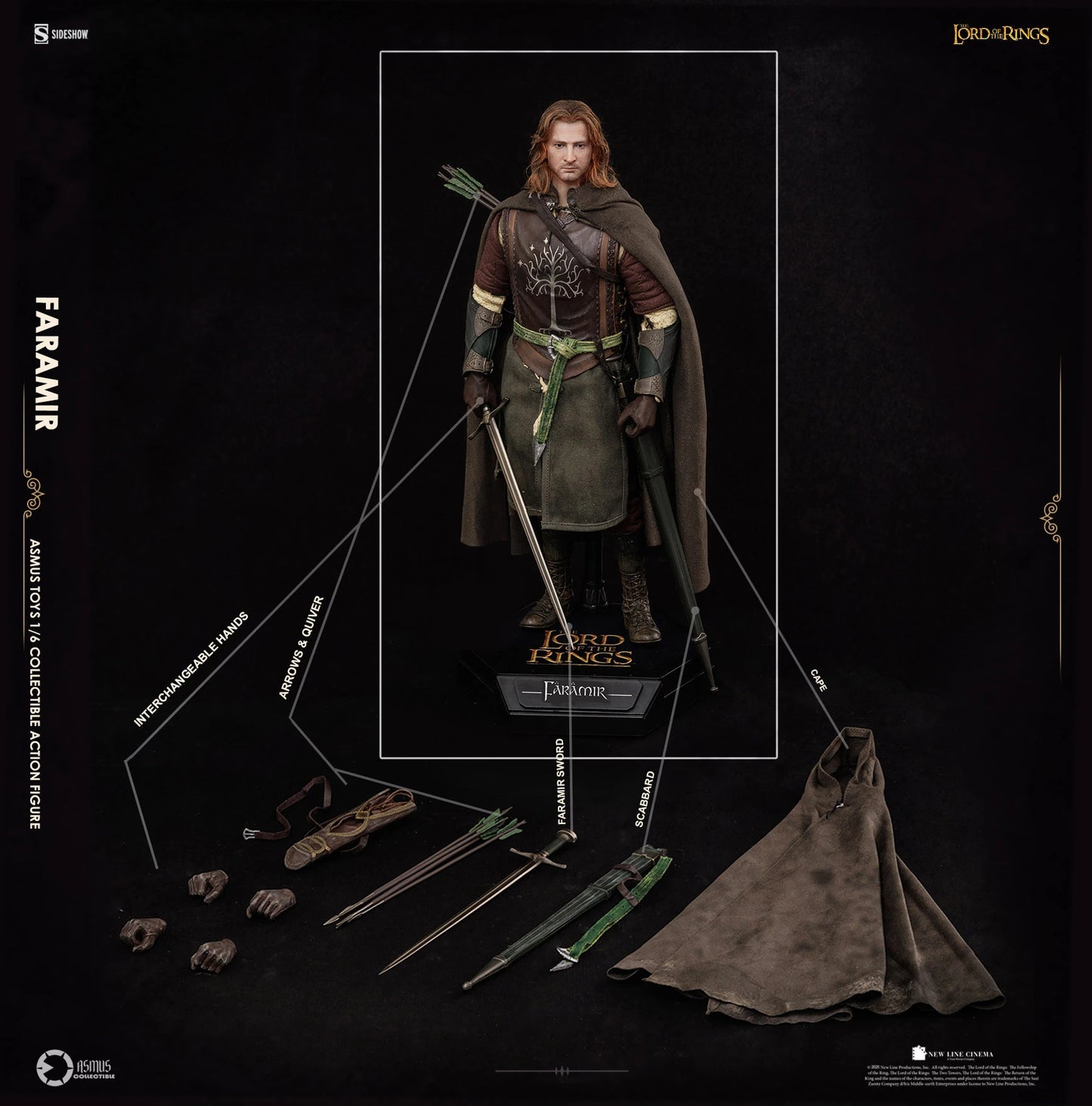 *Pre-Order* Lord Of The Rings Faramir Sixth Scale Figure by Asmus