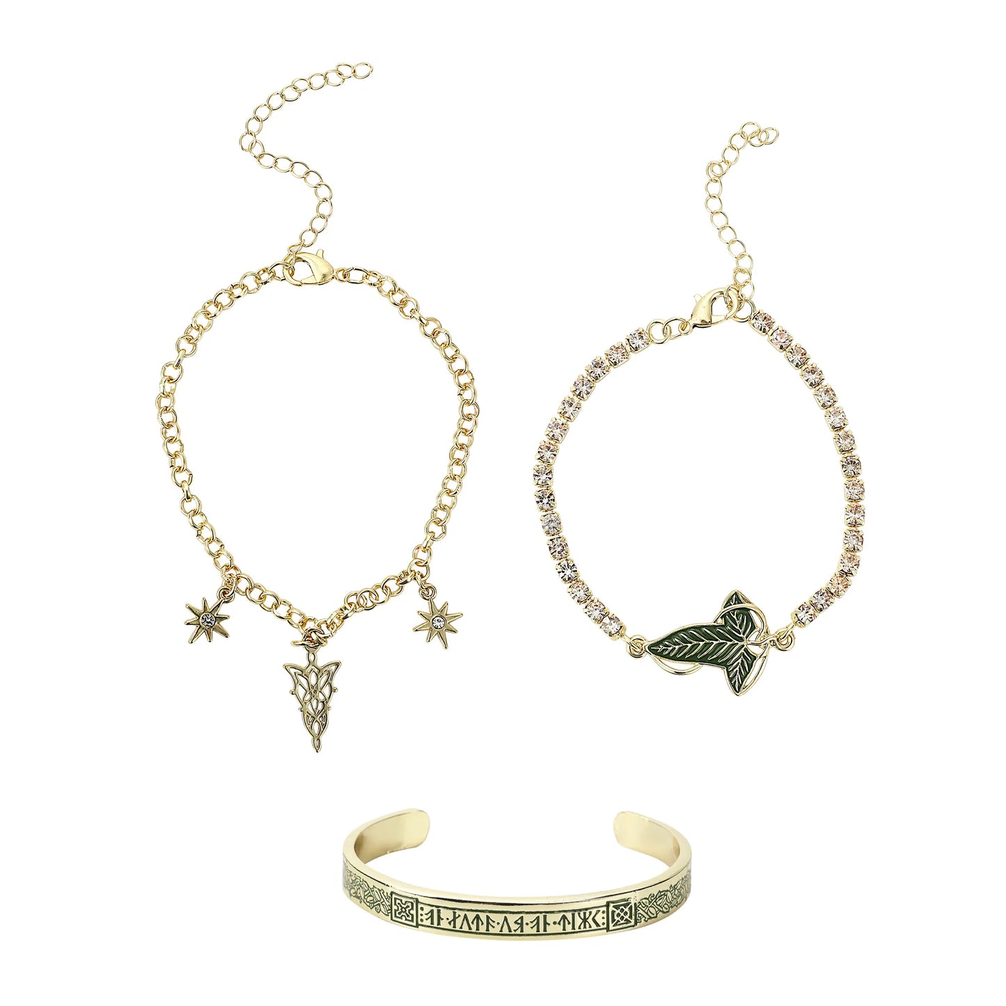 The Lord Of The Rings Fellowship 3 Pack Bracelet Set