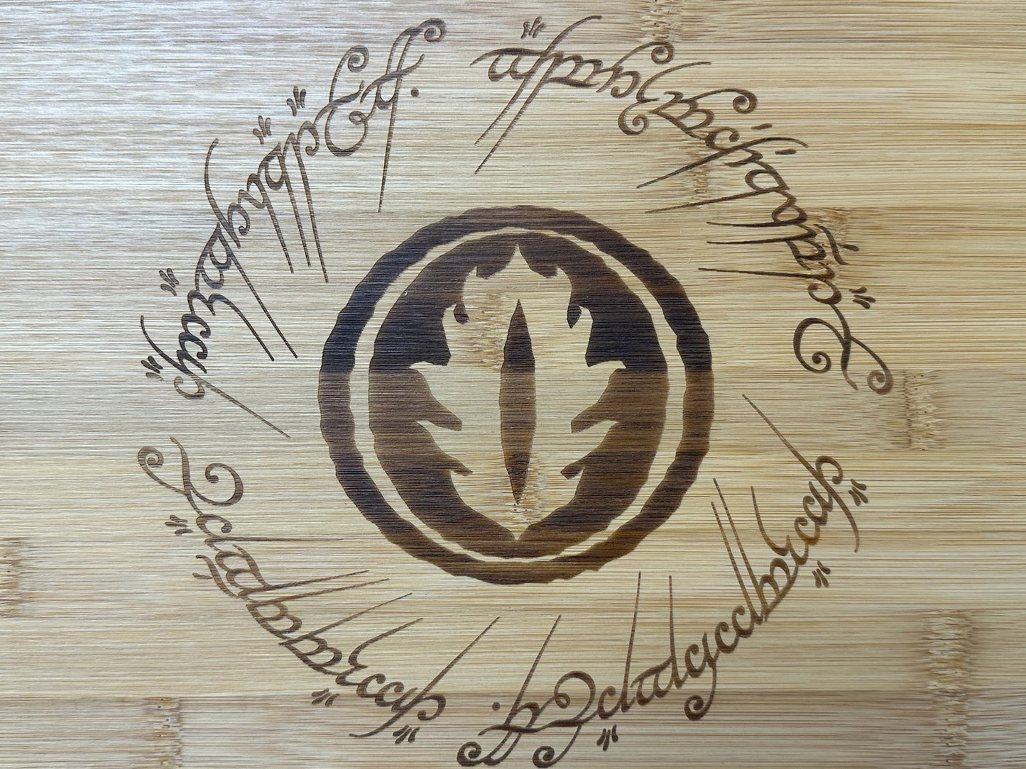 Lord Of The Rings The One Ring Cutting Board