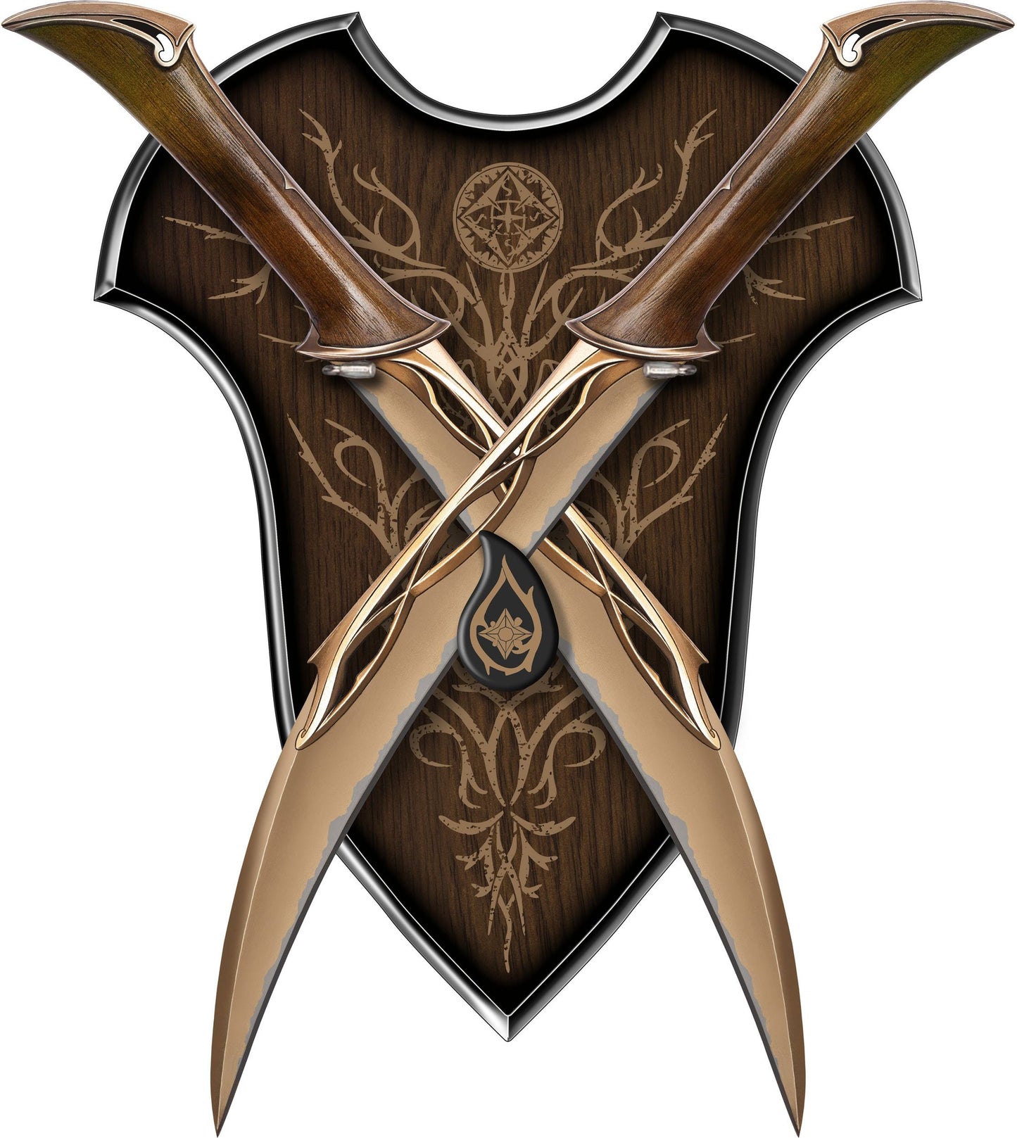 Lord of The Rings The Hobbit Fighting Knives of Tauriel Steel Replicas