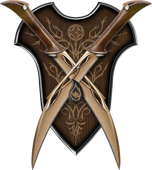 Lord of The Rings The Hobbit Fighting Knives of Tauriel Steel Replicas