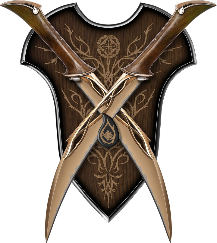 Lord of The Rings The Hobbit Fighting Knives of Tauriel Steel Replicas